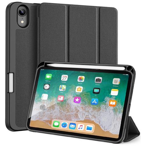 Cover per iPad mini (2024) - Pelle /PU, Nero, Auto Wake /Sleep - Foto 1