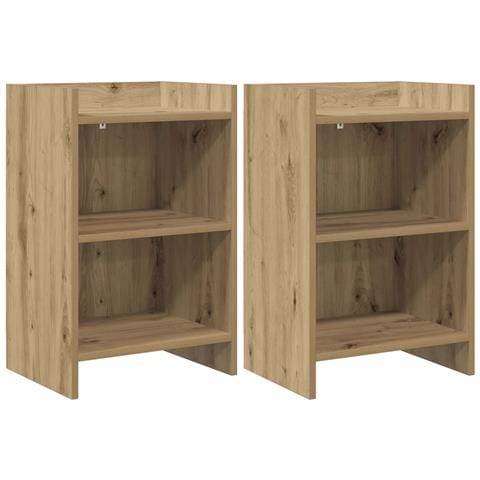 Comodini 2 pcs Rovere Artigianale 40 x 30 x 60 cm - Foto 1
