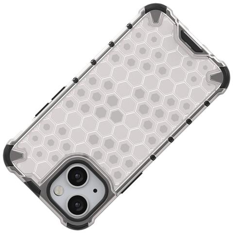 Honeycomb Corpo Con Copertura Rigida E Bumper In Tpu, Per Iphone 13 Mini, Blu - Foto 7