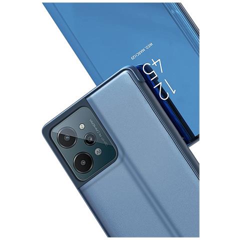 Clear View Case Per Realme C31, Custodia Flip Nera. - Foto 7