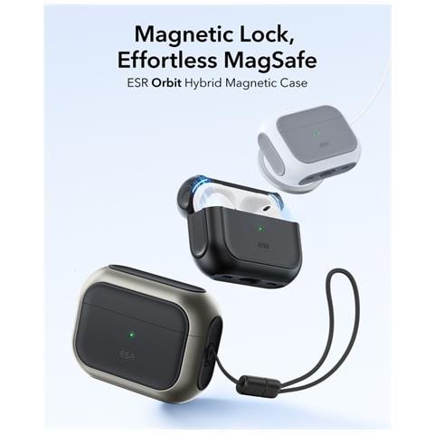 Custodia Airpods Pro 3 Grigia Nera Esr - Foto 2