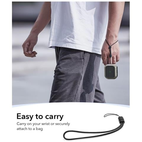 Custodia Airpods Pro 3 Grigia Nera Esr - Foto 7