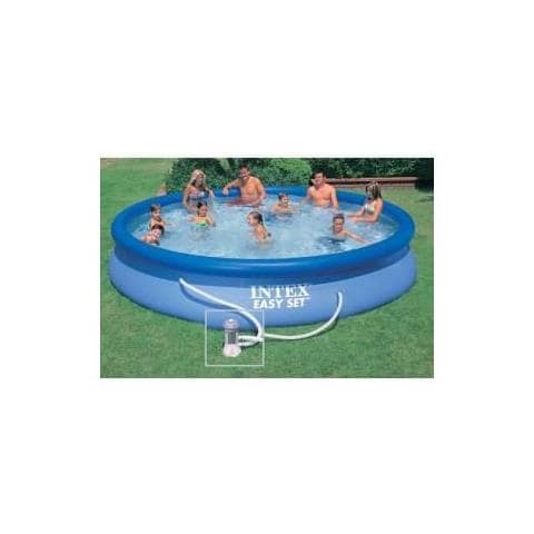 Piscina rotunda 28158, 9792L, Colore Blu /Bianco - Foto 5