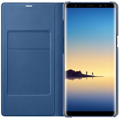 Flip Cover Custodia LED View per Galaxy Note 8 Colore Blu Profondo - Foto 5