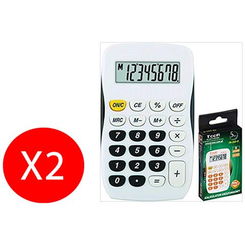 Calcolatrice Tascabile Standard 8 Cifre 120-1769 2 Pezzi - Foto 1