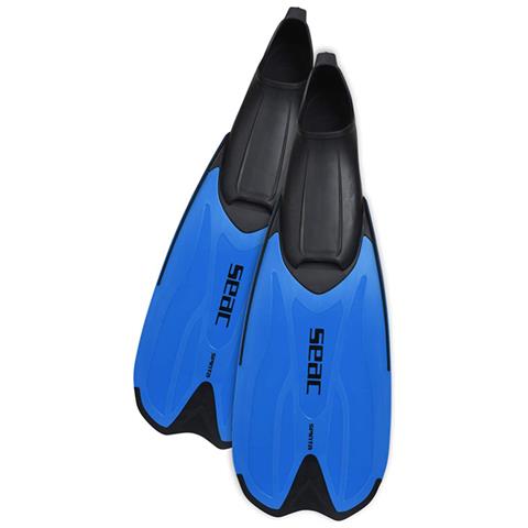 Spinta Pinne Da Snorkeling Scarpetta Ha Chiusa Confortevole Adulto Unisex Blu 46/47 Ue - Foto 2