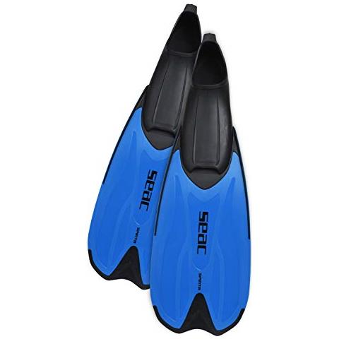 Spinta Pinne Da Snorkeling Scarpetta Ha Chiusa Confortevole Adulto Unisex Blu 46/47 Ue - Foto 1