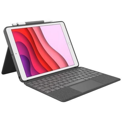 Combo Touch Grafite Smart Connector Qwerty Inglese Uk (combo Touch F / Ipad 7th And 8th - Generation Graphite - - Foto 4