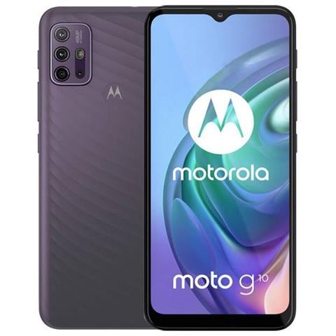 Moto G10 64 GB Dual Sim Display 6.5" HD+ Slot Micro SD Fotocamera 48 Mpx Android Aurora Grey - Foto 1