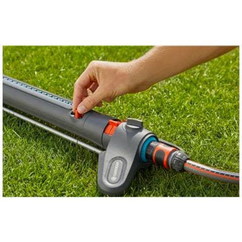 G1871020 Irrigatore Quadrato Aquazoom S, Nero / Turchese / Arancione, Superficie Irrigabile: 9m² 150m², Ampia Base - Foto 5