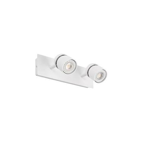 Lampada Da Parete A Doppio Faretto Bianco 2x Gu10 - Foto 1