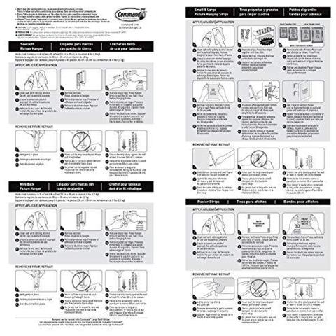 Comando Quadro Appeso Kit - Ideale Per Appendere Immagini Incorniciate E Manifesti - Si Blocca Fino A 15 Immagini - Foto 4
