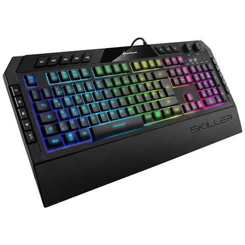 Skiller SGK5 tastiera Gaming USB QWERTZ Tedesco Nero - Foto 1