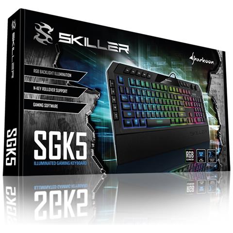 Skiller SGK5 tastiera Gaming USB QWERTZ Tedesco Nero - Foto 3