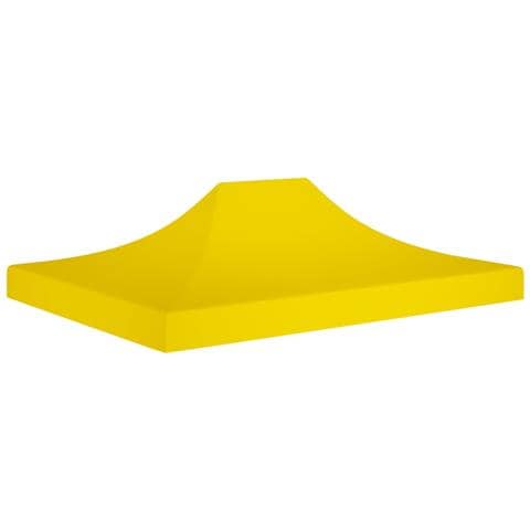 Tetto per Tendone per Feste 4x3 m Giallo 270 g / m² - Foto 1