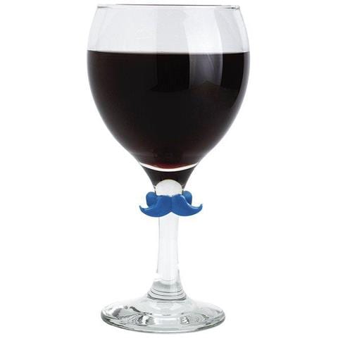 6 Segnabicchieri In Silicone - Baffi - Foto 1