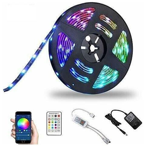 Kit Led Rgb Auto Luci Interne Striscia Colori Dj 12v Decoro Hobby Moto Car - Foto 2