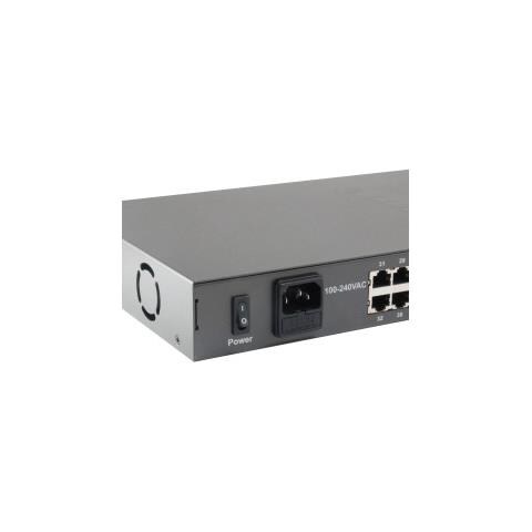 Fgp-3400w380 Switch Di Rete Non Gestito Fast Ethernet (10/100) Supporto Power Over Ethernet (poe) Nero - Foto 3