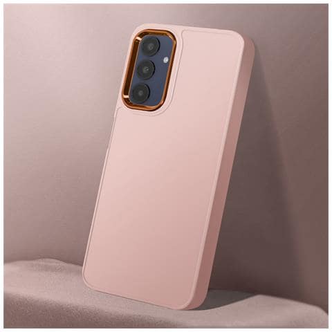 Cover Per Samsung Galaxy A25 5g Rigida Bordo Fotocamera Metallizzato - Foto 5