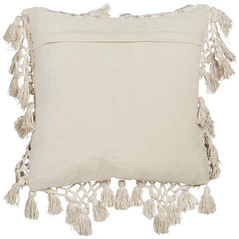 Set Di 2 Cuscini Olearia Cotone 45 X 45 Cm Beige Tinta Unita - Foto 2