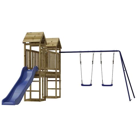 Set Da Gioco Da Esterno In Legno Di Pino Impregnato - Foto 1