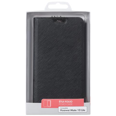 Custodia Per Huawei Mate 10 Lite Con Funzione Supporto E Portacarte, Nero - Foto 5