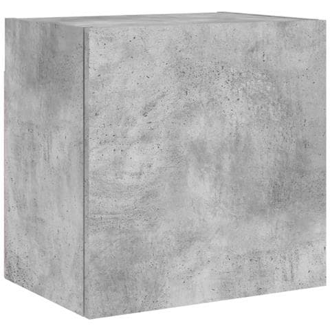 Mobile Tv Parete Grigio Cemento 40,5x30x40 Cm Legno Multistrato - Foto 2