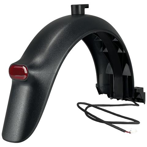 Parafango Posteriore Con Led Per Ninebot F20, F25, F30, F40, Nero - Foto 1