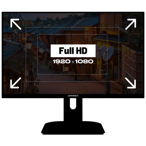 JN-I238FHD200F Monitor PC 60,5 cm (23.8") 1920 x 1080 Pixel Full HD LCD Nero - Foto 2