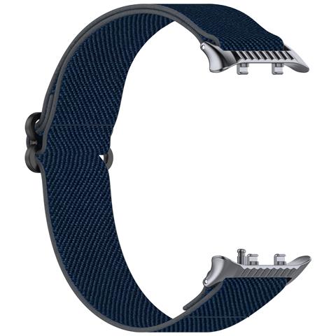 Cinturino Elastico In Nylon Per Huawei Watch D2: Cinturino Regolabile E Intrecciato Blue - Foto 1