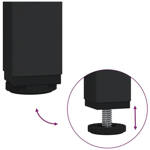 Set Mobili da Bagno 3 pz Rovere Fumo in Legno Multistrato - Foto 9