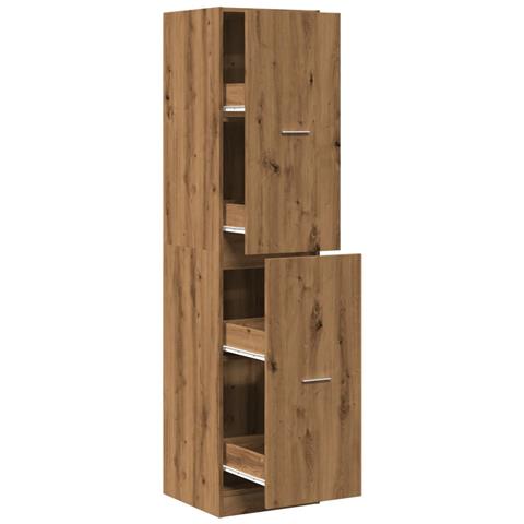 Armadietto da Farmacia Rovere 40x41x174,5 cm in Truciolato - Foto 1