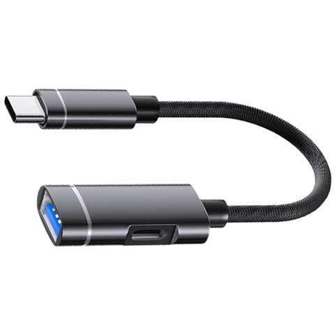 Adattatore Usb Type-c A Usb: Ricarica E Espansione Dati Black - Foto 2