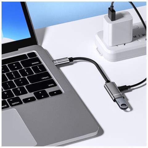 Adattatore Usb Type-c A Usb: Ricarica E Espansione Dati Black - Foto 5