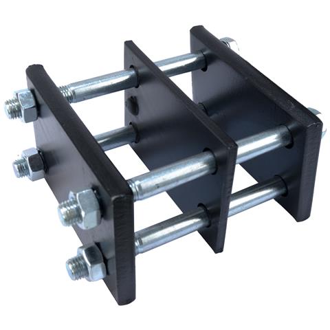 Staffa Completa Per Molla 35x35 Trave 100x100 - Foto 1