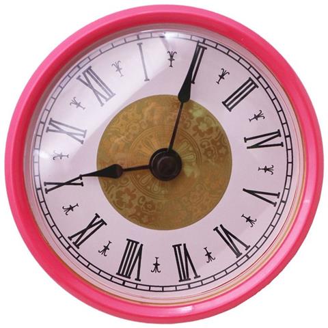 Inserto Orologio Al Quarzo Hr1688 Con Cornice Rosa E Numeri Romani Neri Gold - Foto 2