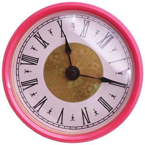 Inserto Orologio Al Quarzo Hr1688 Con Cornice Rosa E Numeri Romani Neri Gold - Foto 3