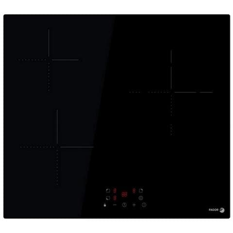 Piano Cottura In Vetroceramica Da 59 Cm Con 3 Bruciatori Hilight, Nero - Fav3536 - Foto 1