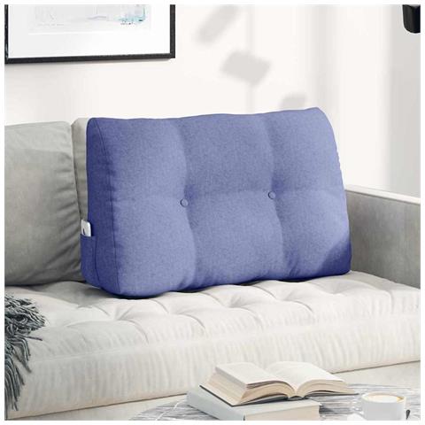 Cuscino per Schiena Blu jeans 80 x 24 x 50 cm Tessuto - Foto 2