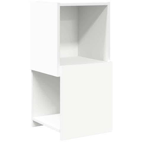 Mobile angolare Bianco 30,5x30x65cm Legno multistrato - Foto 1