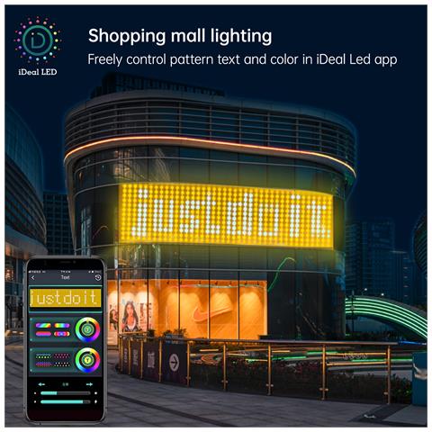 Luce Per Tende Led Intelligente, Luci In Filo Di Pelle Colorate Rgb Controllate A Punti-usb 160x160x1cm - Foto 6