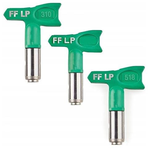 Set Di 3 Ugelli A Bassa Pressione Fflp 310, 516, 518 - Alta Qualità E Efficienza | Compatibile Con Vernici Acriliche E Latex | Pressione Max 345 Bar - Foto 1