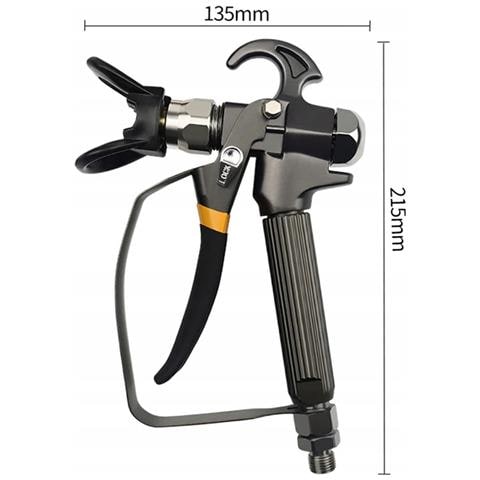 Pistola A Spruzzo Turbojet Tj1 Con Ugello Ultra Spray 517 - Alta Precisione E Durata | Compatibile Con Graco, Wagner, Titan, Dedra, Yato, Powermat, Komtaz - Foto 8
