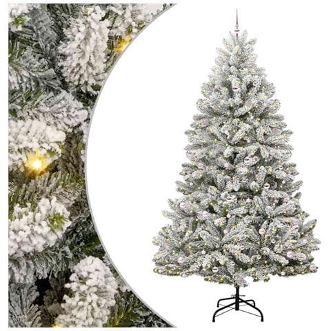 Albero di Natale artificiale con 300 LED Verde e Bianco 300 cm - Foto 1