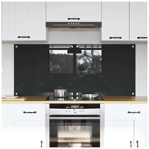 Rivestimento da Cucina 2 pcs Grigio scuro 70 x 60 cm - Foto 2