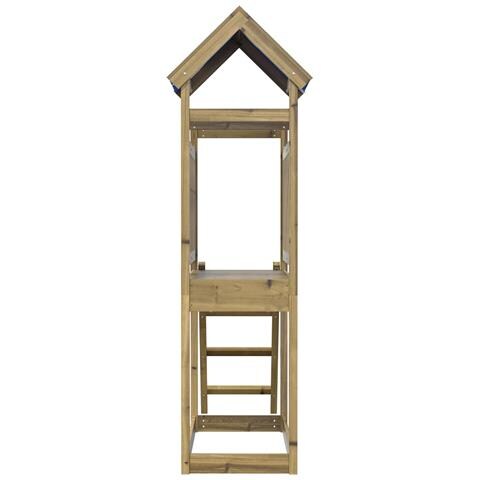 Torre da Gioco Marrone Legno Impregnato Solido - Foto 2