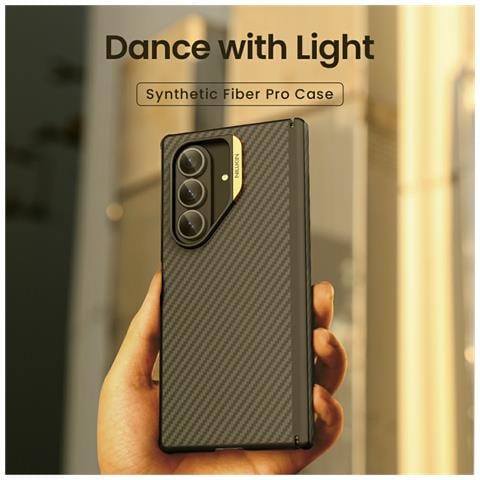 Cover per Galaxy Z Fold7 5G - TPU+PC, Nero, Antiurto - Foto 4