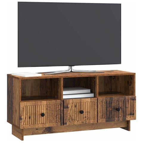 Mobile TV Legno antico 102 x 34,5 x 50 cm Legno ingegnerizzato - Foto 2