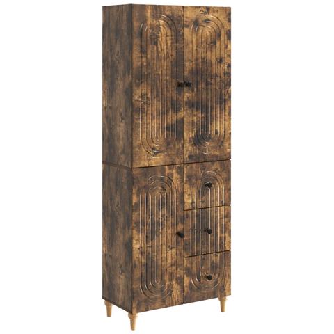 Set di armadi 2 pcs 66 x 34,5 x 90 cm Legno ingegnerizzato - Foto 1