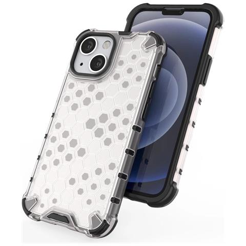 Coperchio A Nido D'ape Con Bumper In Tpu, Progettato Per Iphone 13 Mini, Verde. - Foto 1